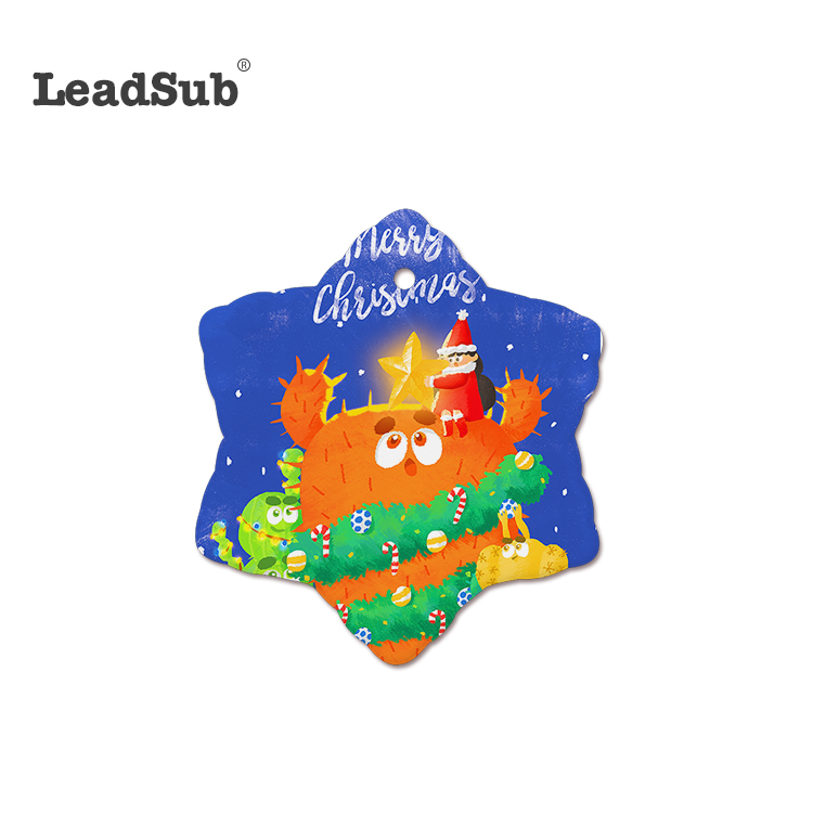 sublimation ceramic ornament 37