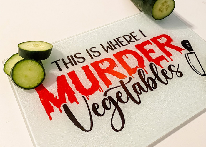 sublimation glass cutting board application 2