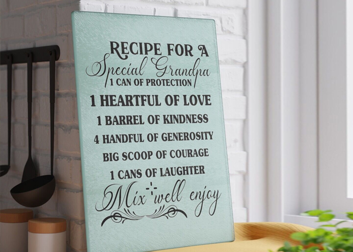 sublimation glass cutting board application 3