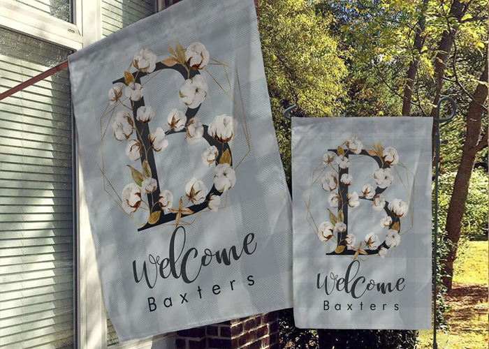 sublimation wedding flag