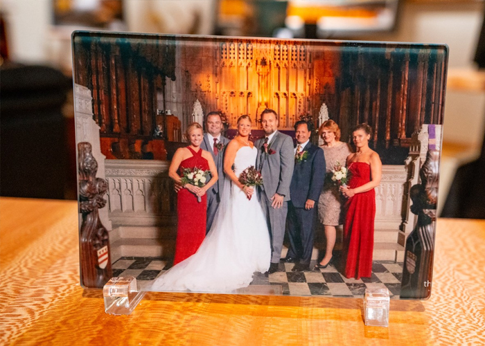 sublimation wedding glass frame