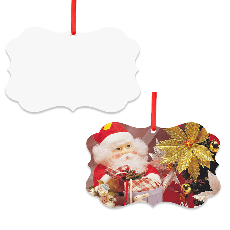 benelux shape sublimation aluminum ornament