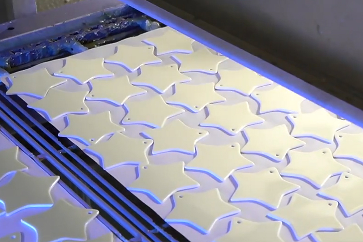 Sublimation ceramic ornament factory