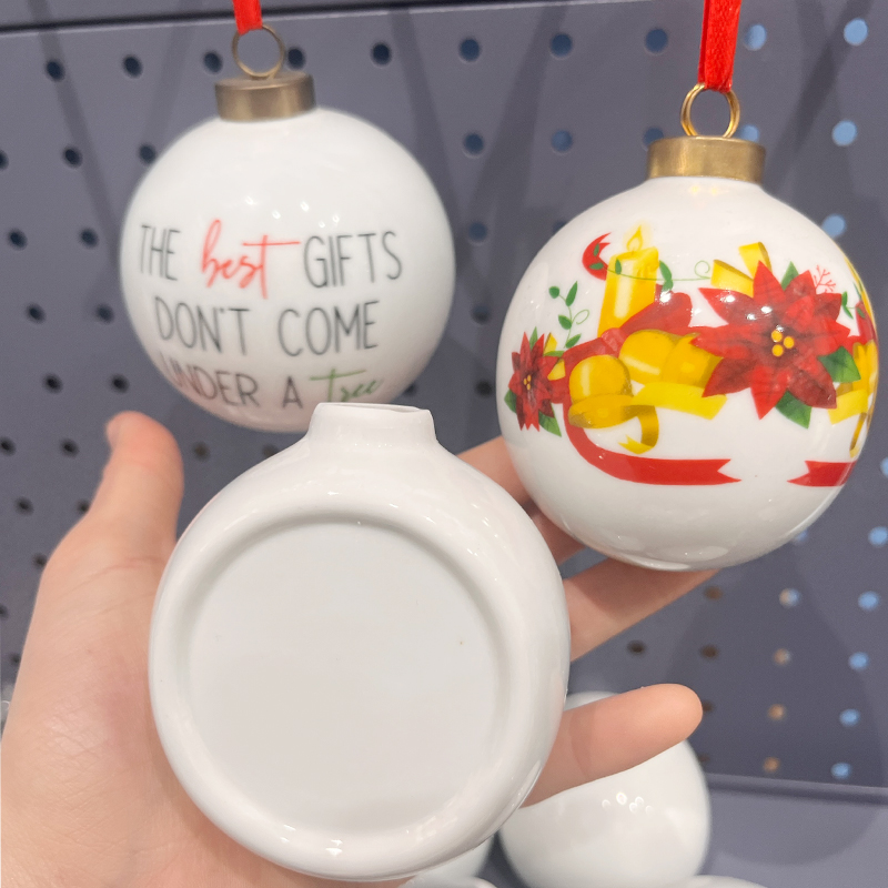 sublimation cermic ornament ball