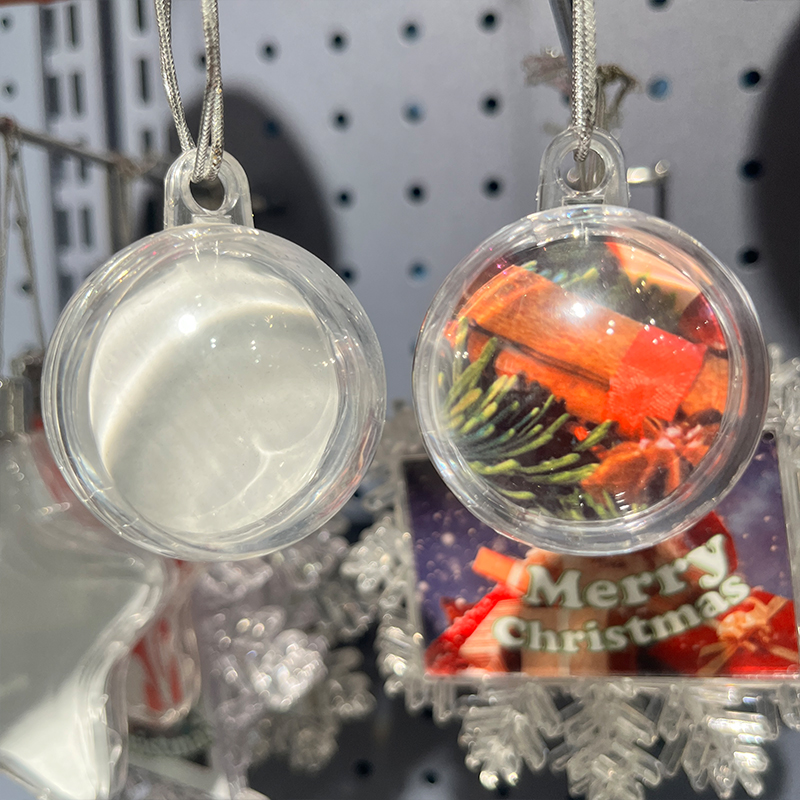 Sublimation blank plastic ornament 4 sublimation plastic ornament