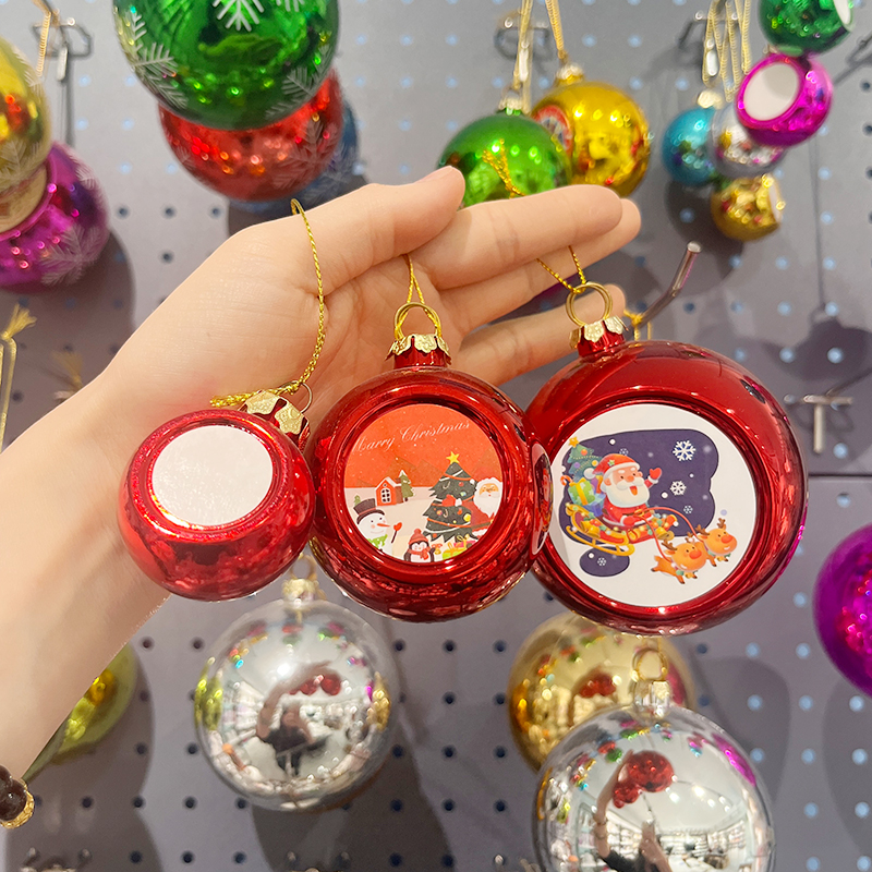 sublimation plastic ornament ball