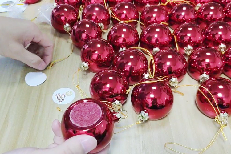 sublimation plastic ornament ball