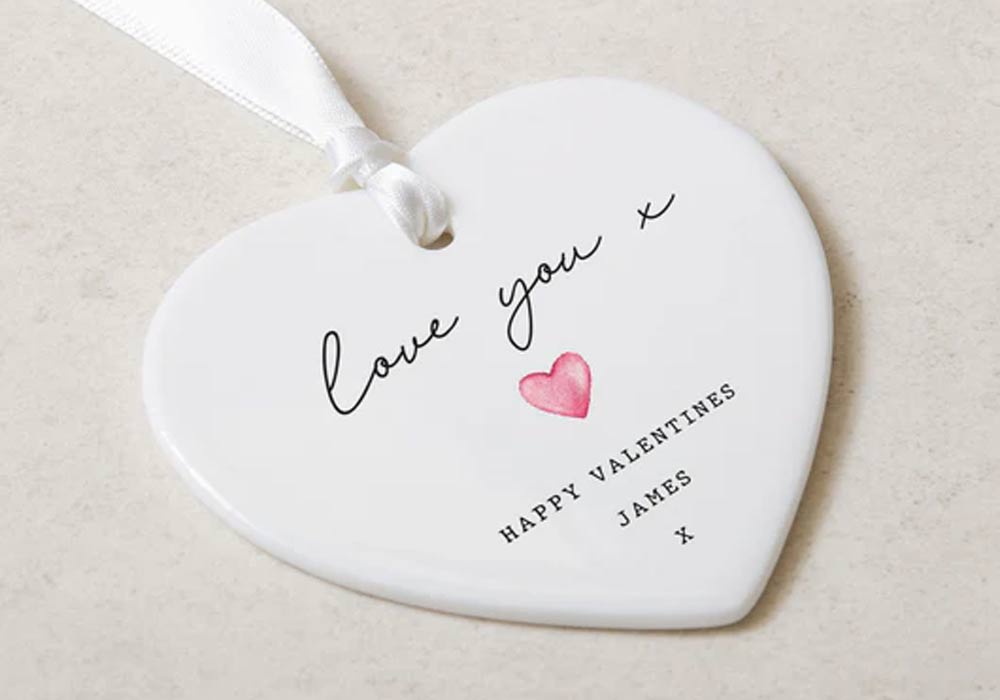 Valentine's Day sublimation ornament