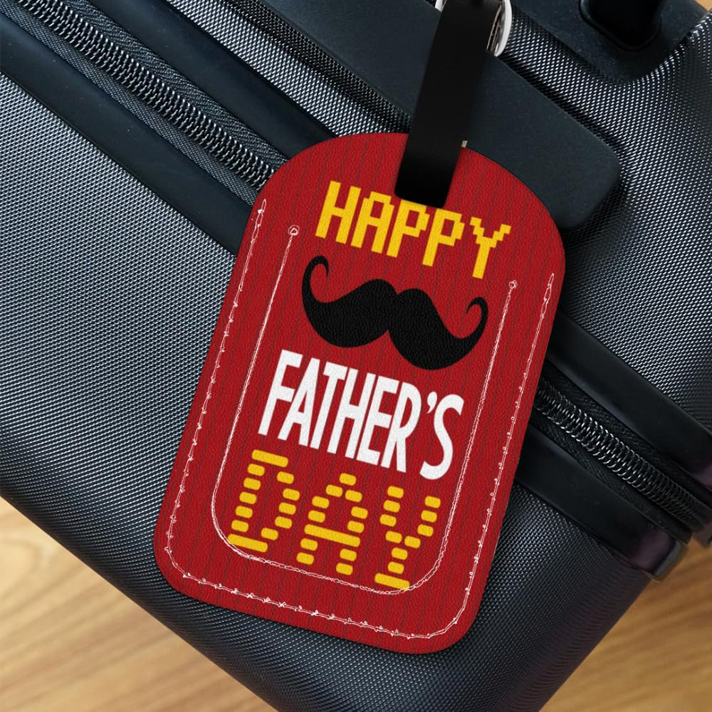 fathers day sublimation luggage tag