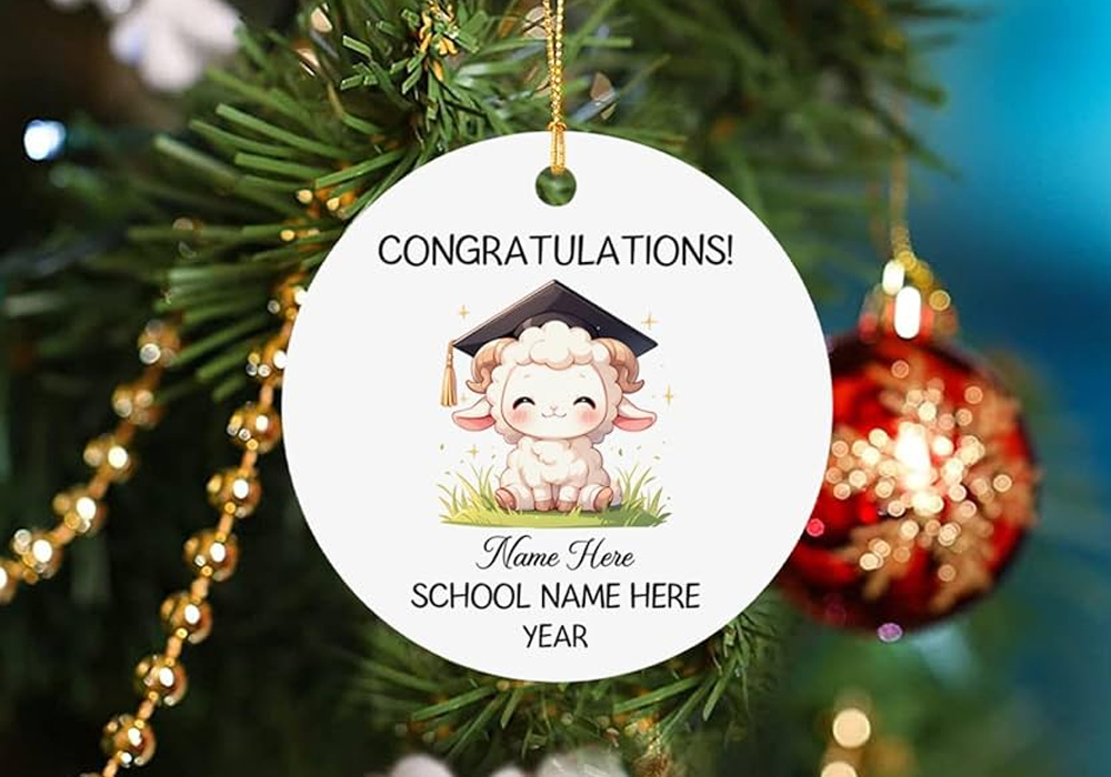 Sublimation graduation Ornament