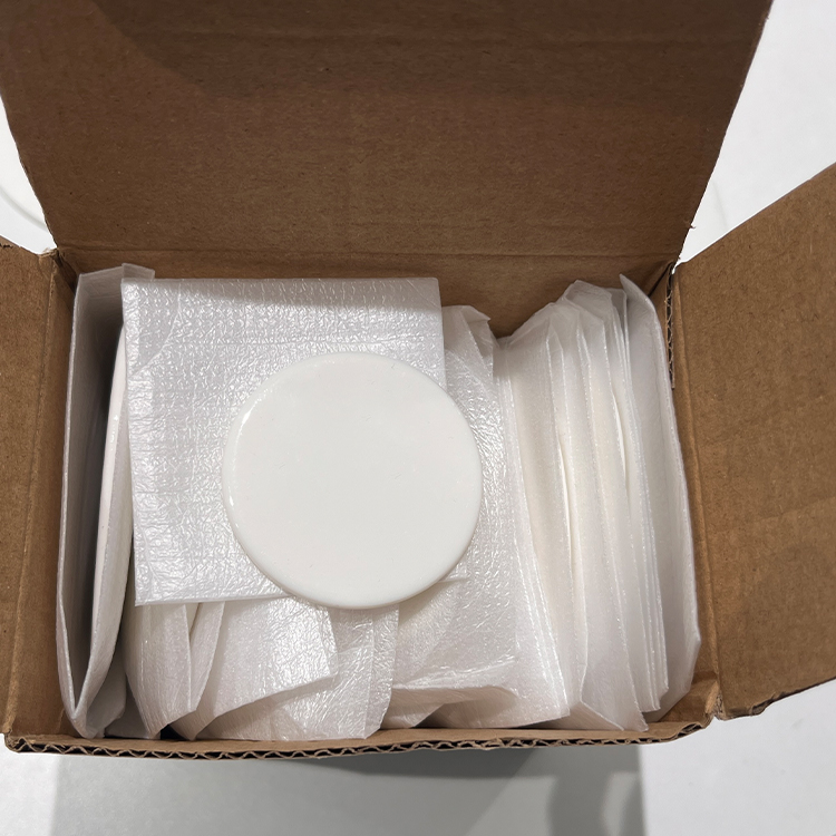 round shape sublimation ceramic fridge magnet blank