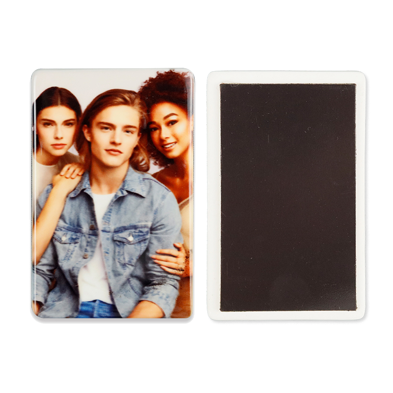 rectangle shape sublimation ceramic fridge magnet
