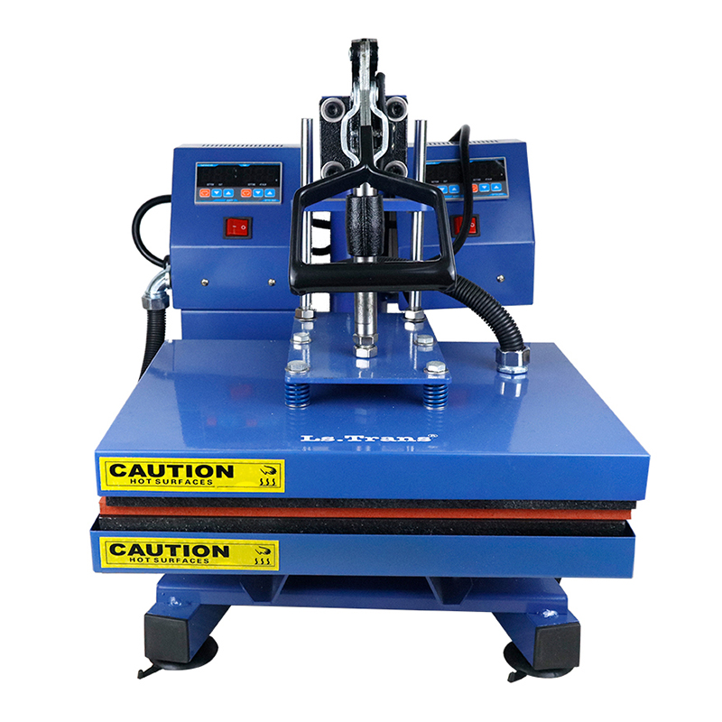 double heat platen machine