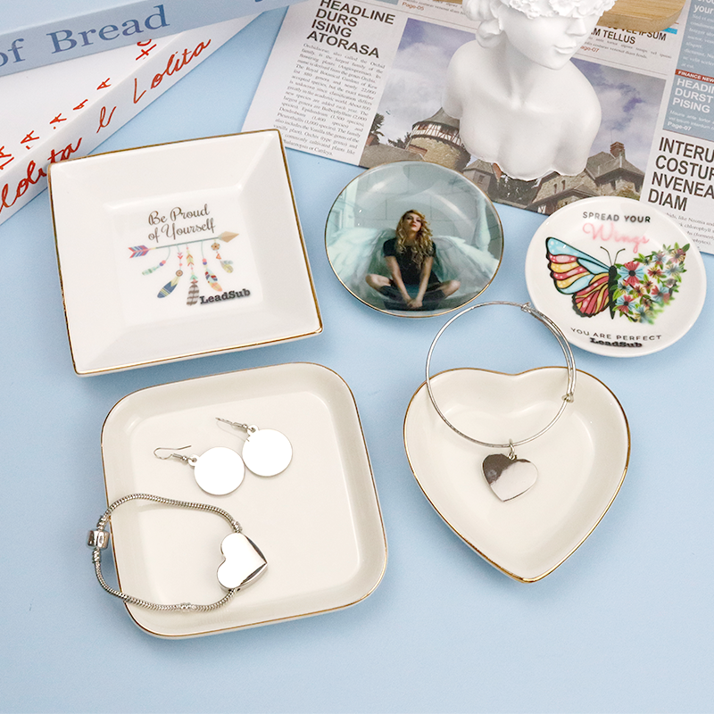sublimation blank trinket dish