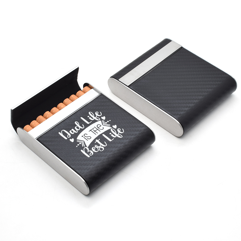 laser engrave blank PU cigarette box