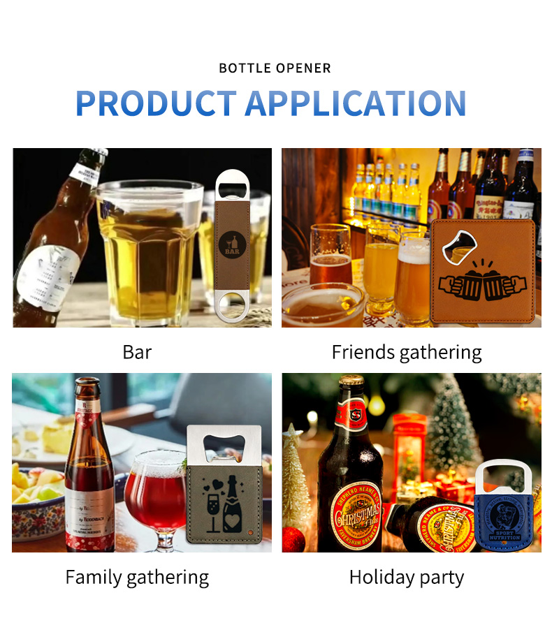 laser engrave blank PU cover opener