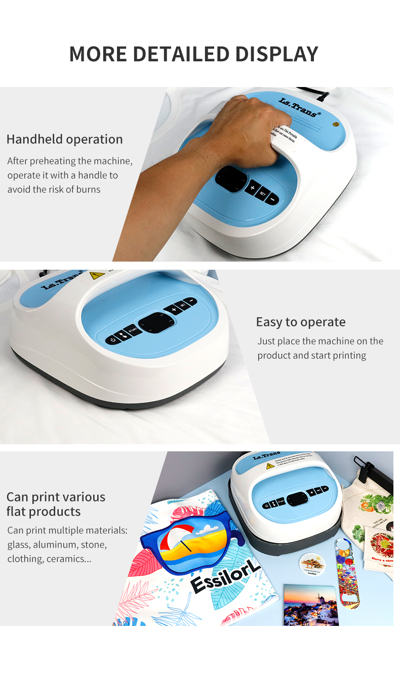 handheld flat heat press machine