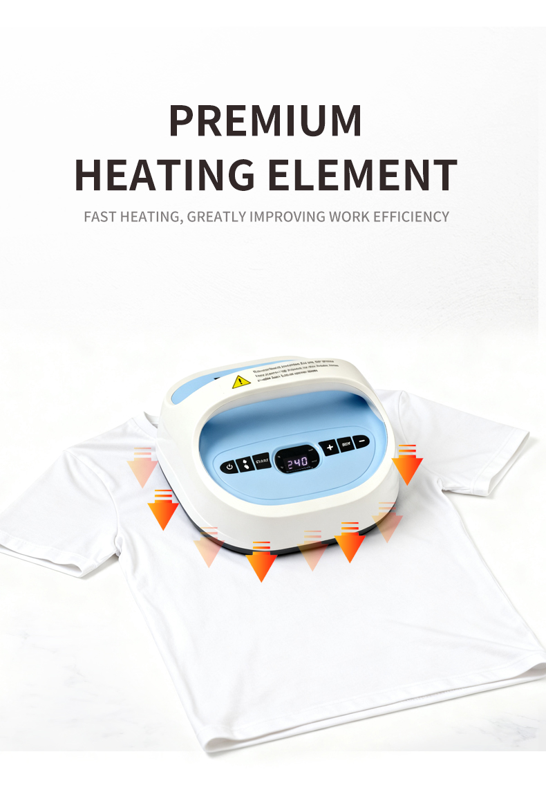 handheld flat heat press machine