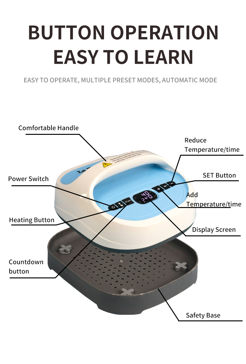 handheld flat heat press machine