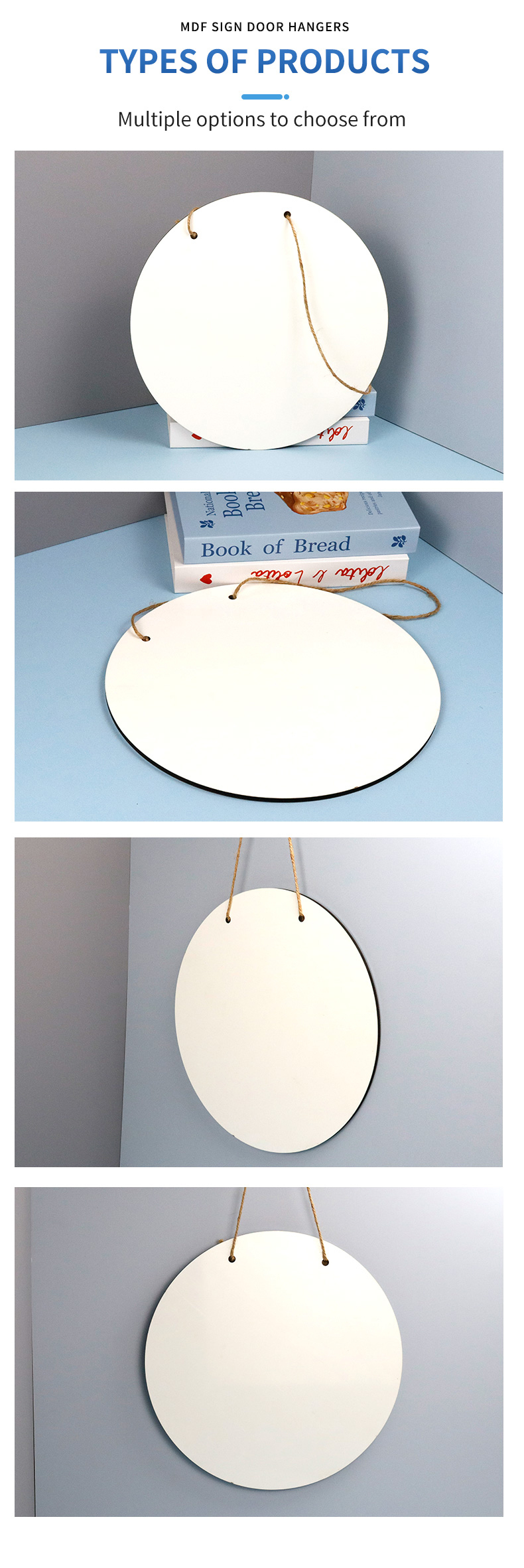 Sublimation MDF door sign