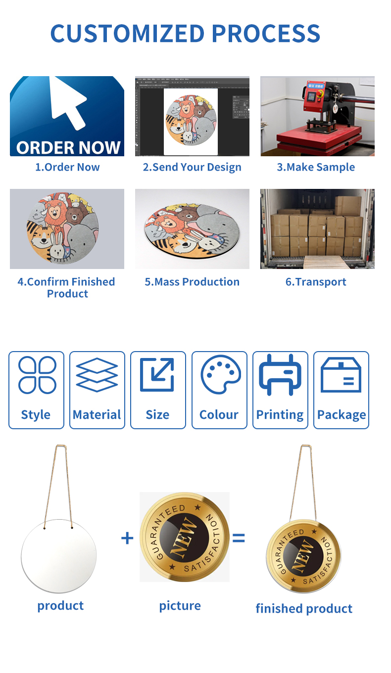 Sublimation MDF door sign