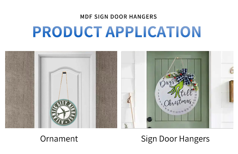 Sublimation MDF door sign