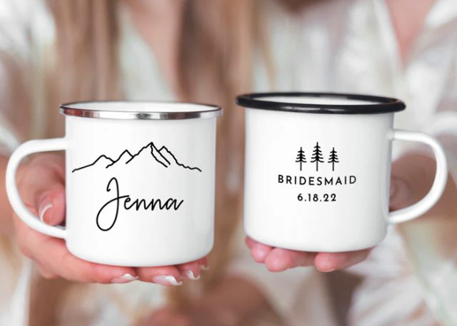 sublimation enamel mug