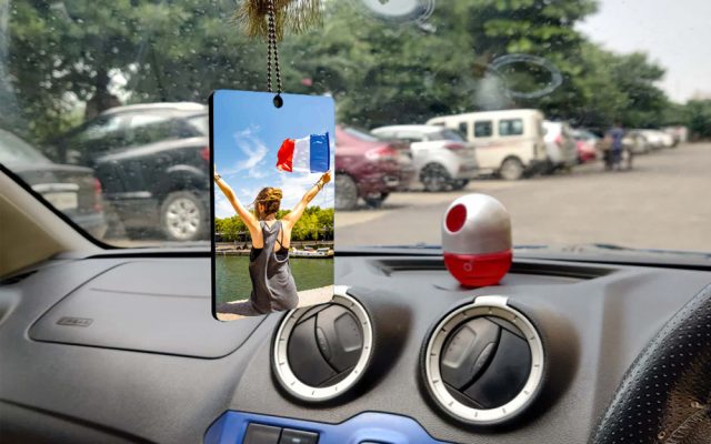 sublimation souvenir car air freshener