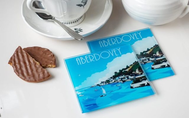 sublimation- souvenir glass coaster