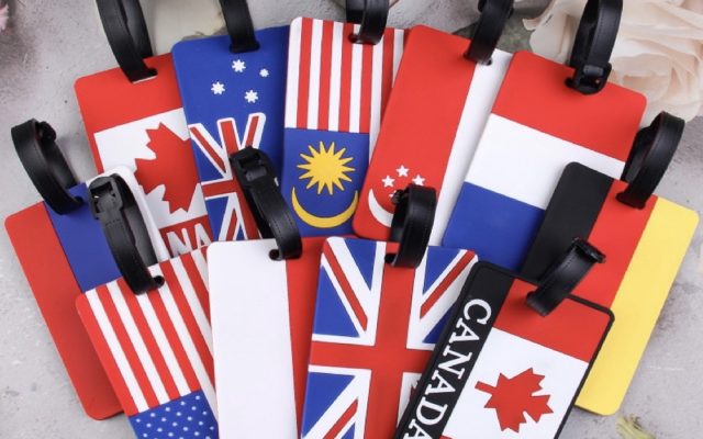 sublimation souvenir luggage tag