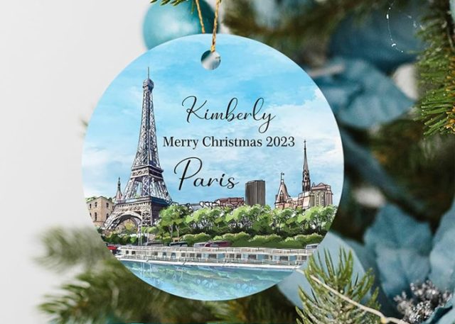 tour souvenir sublimation ornaments